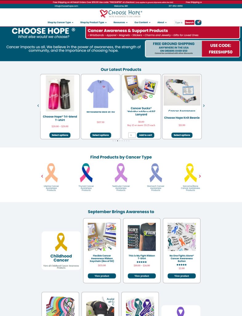 ChooseHope website portal