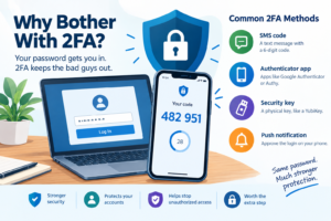 Two-factor authentication security blog article title